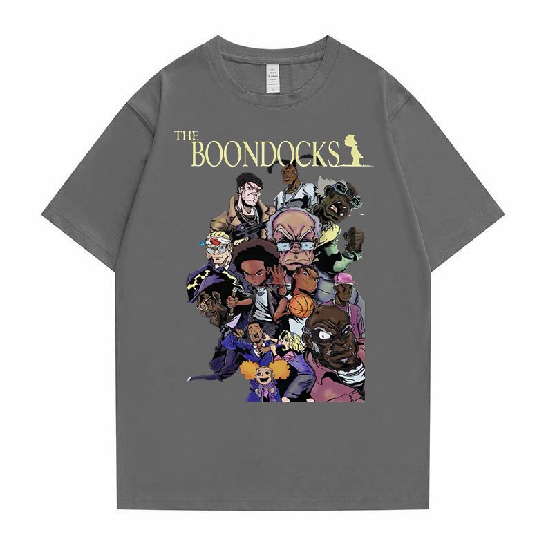 The Boondocks Huey and Riley Printed T-Shirt